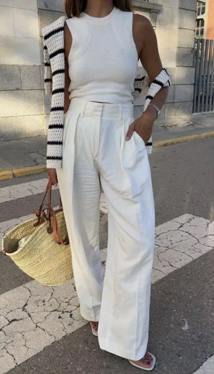 linen pants outfit ideas 0053