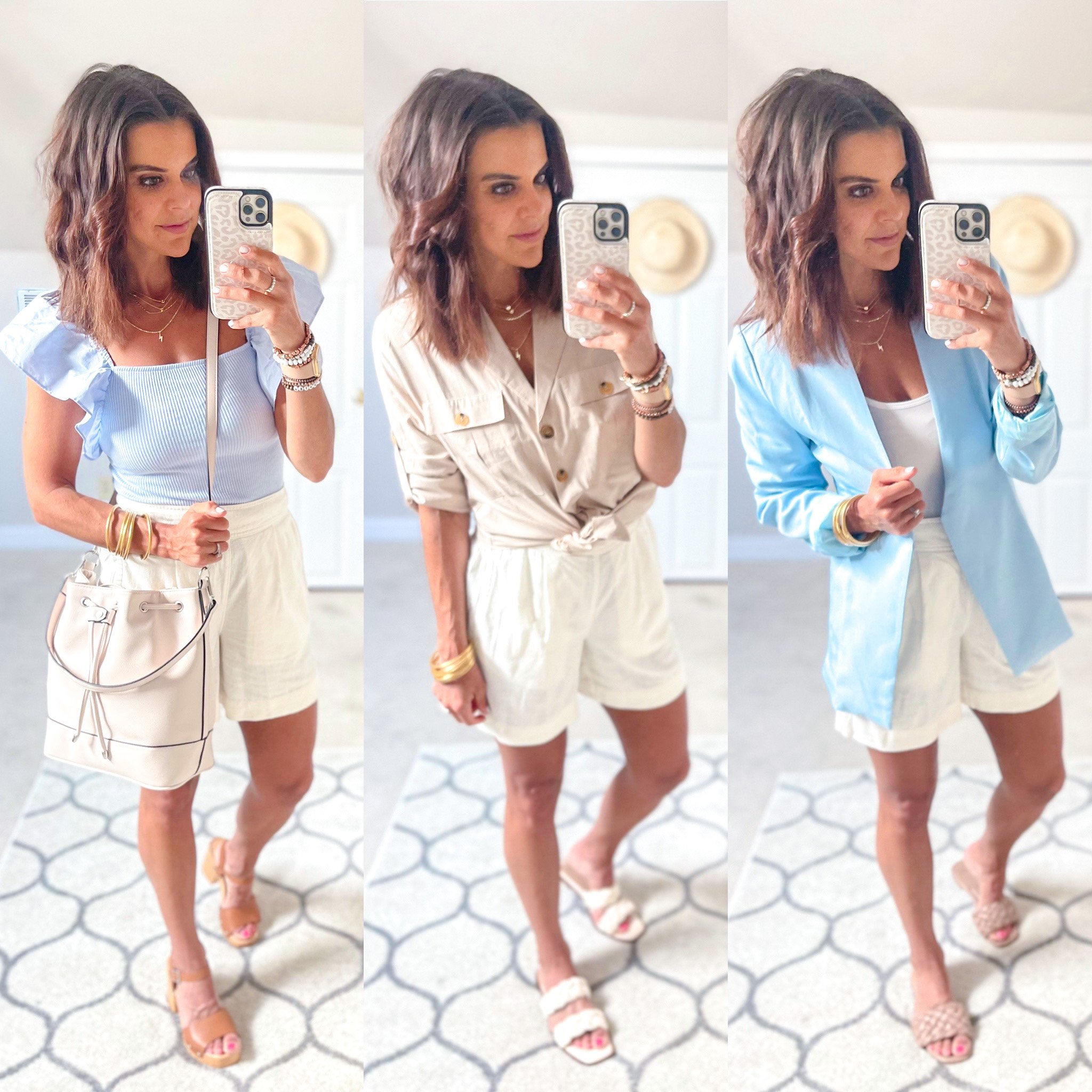 linen shorts outfit ideas 0033