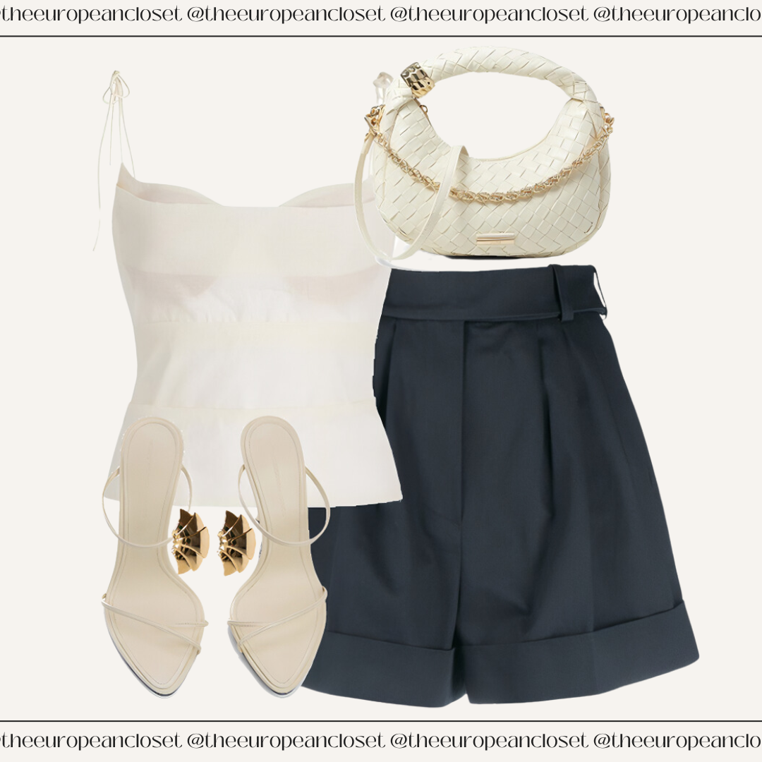 linen shorts outfit ideas 0075