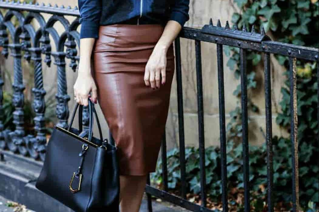 long leather skirt outfit ideas 0057