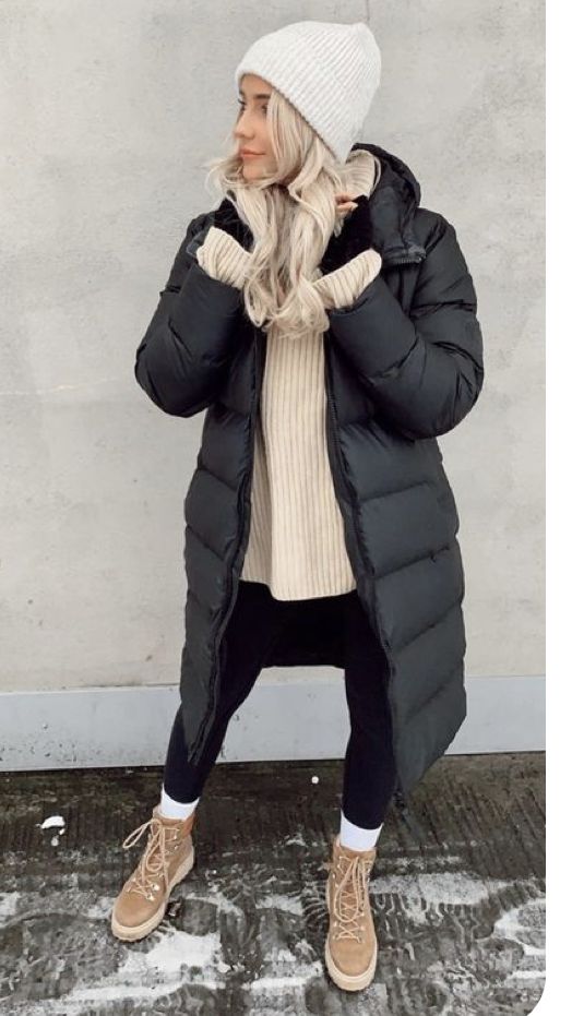 long puffer vest outfit ideas 0029