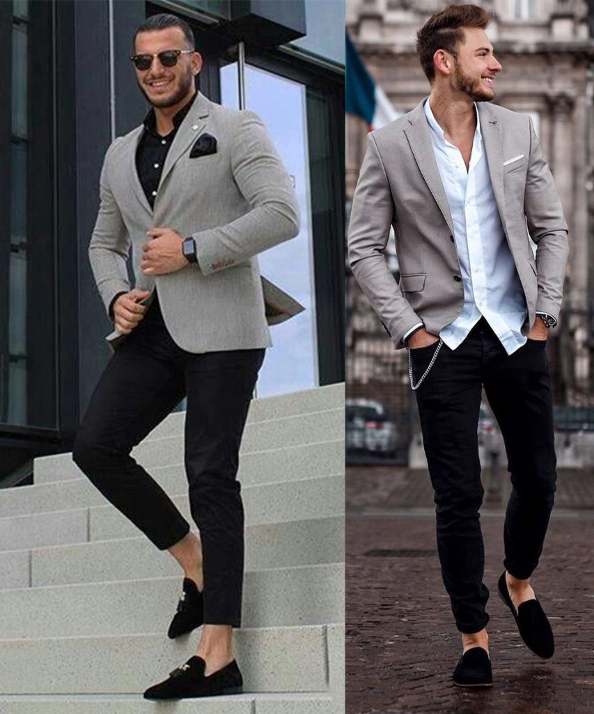 men's black blazer outfit ideas 0043