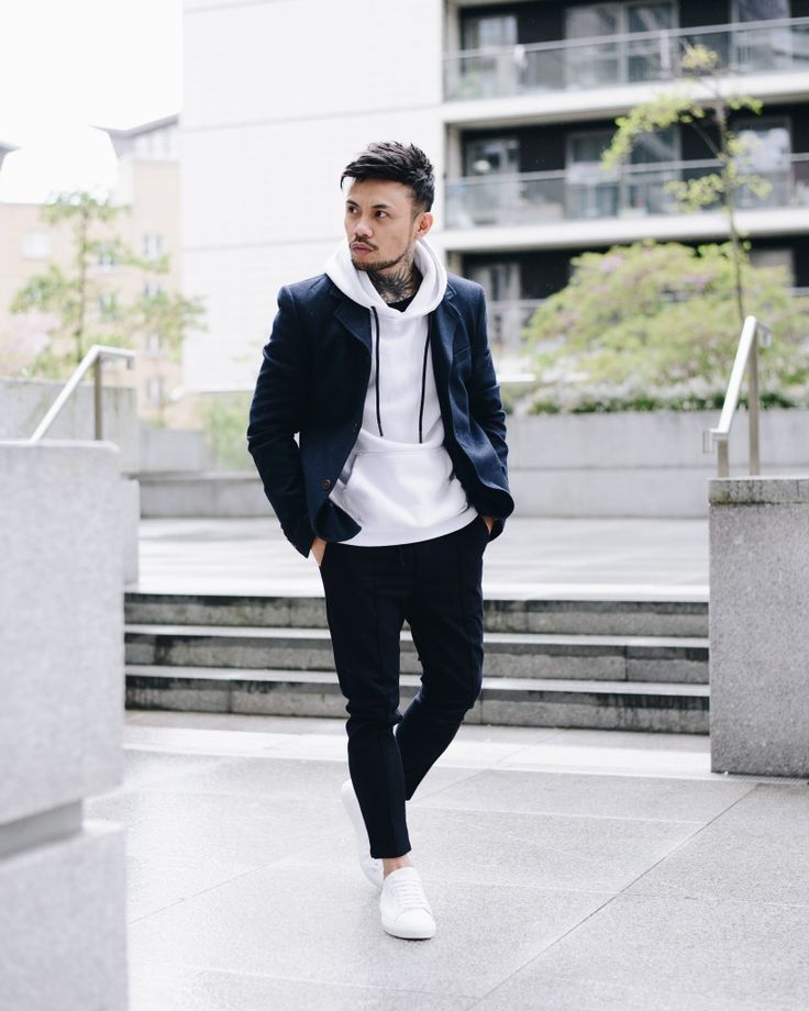 men's black blazer outfit ideas 0059