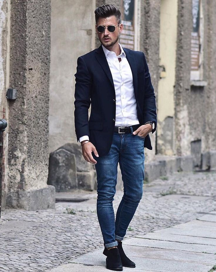 men's black blazer outfit ideas 0067