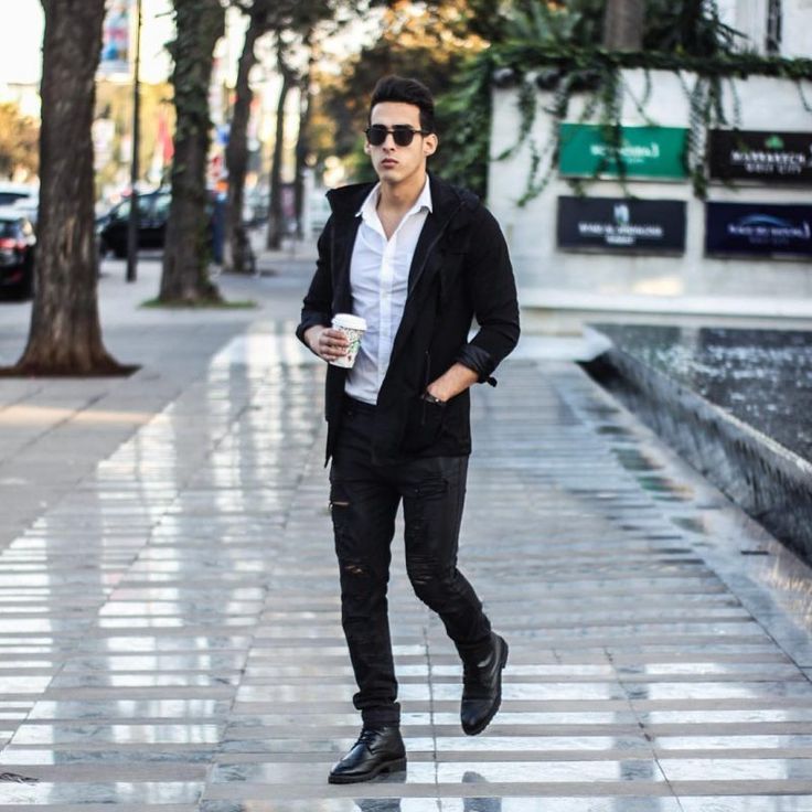 men's black blazer outfit ideas 0097