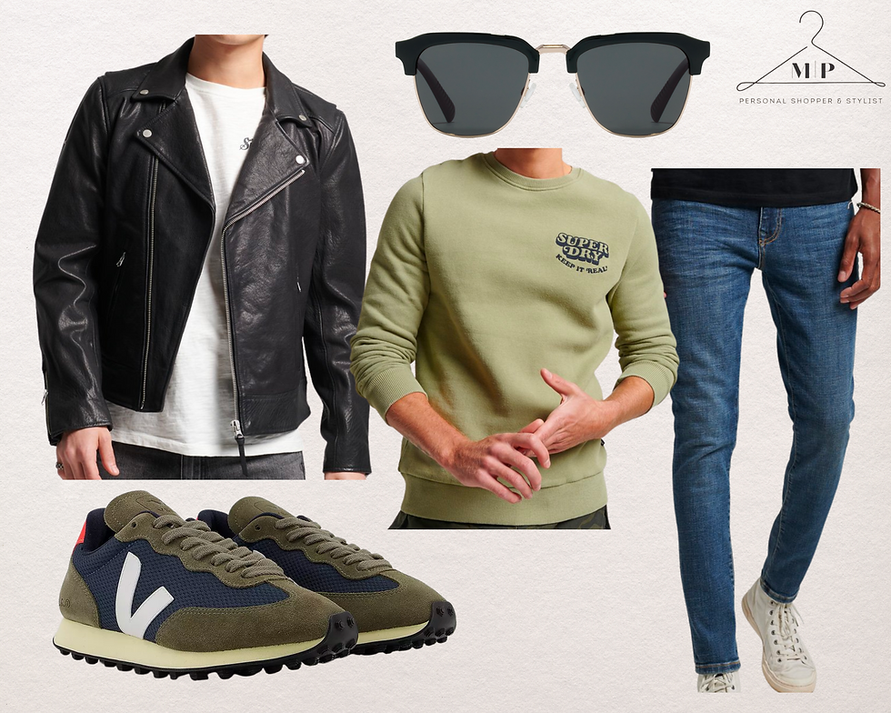 mens leather jacket outfit ideas 0053