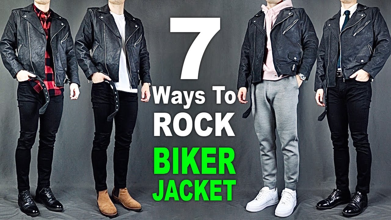 mens leather jacket outfit ideas 0055