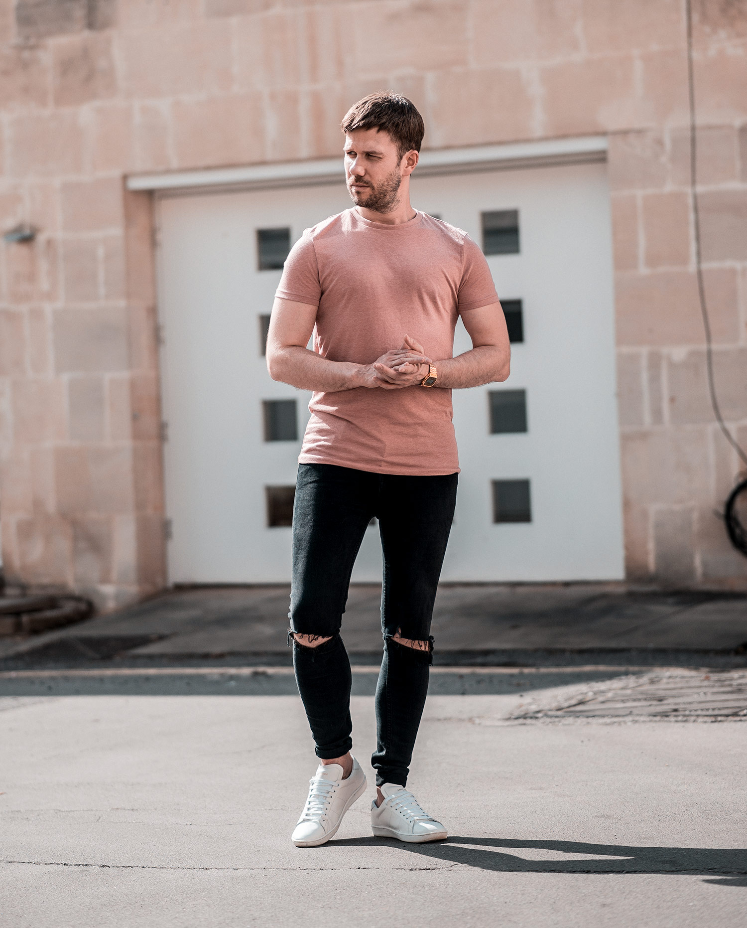 mens pink outfit ideas 0014