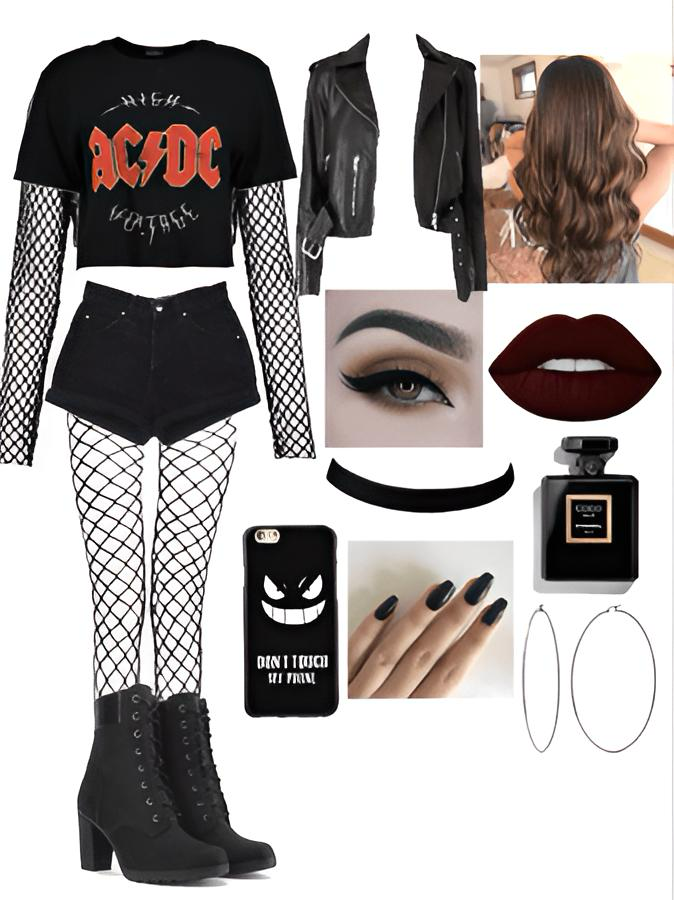 Metal concert outfit ideas for women