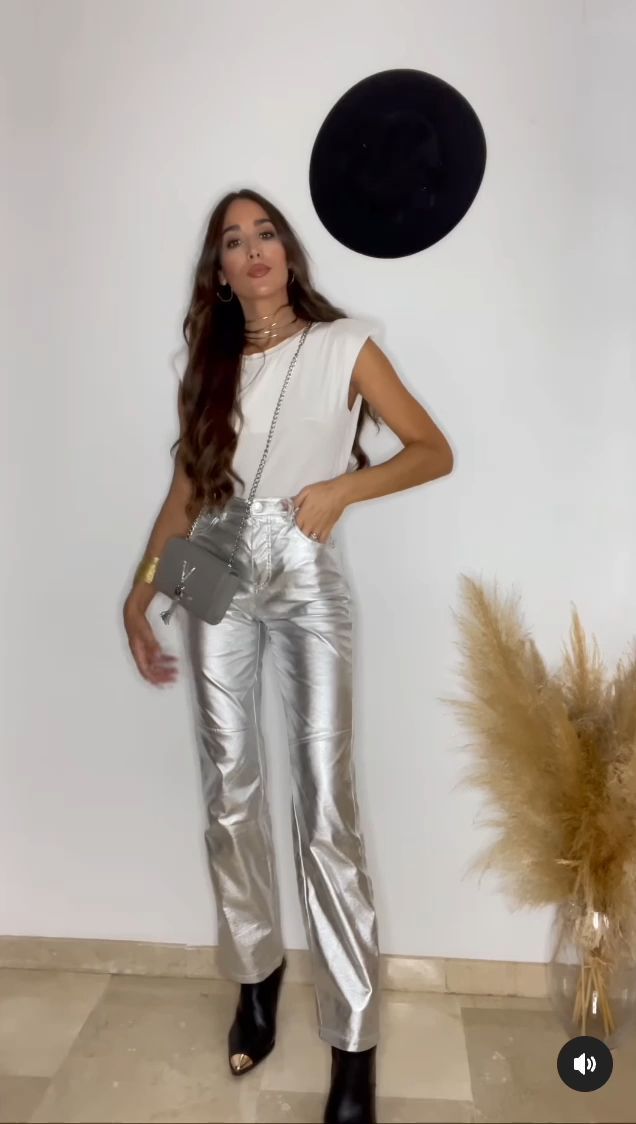 Metallic outfit ideas 0015