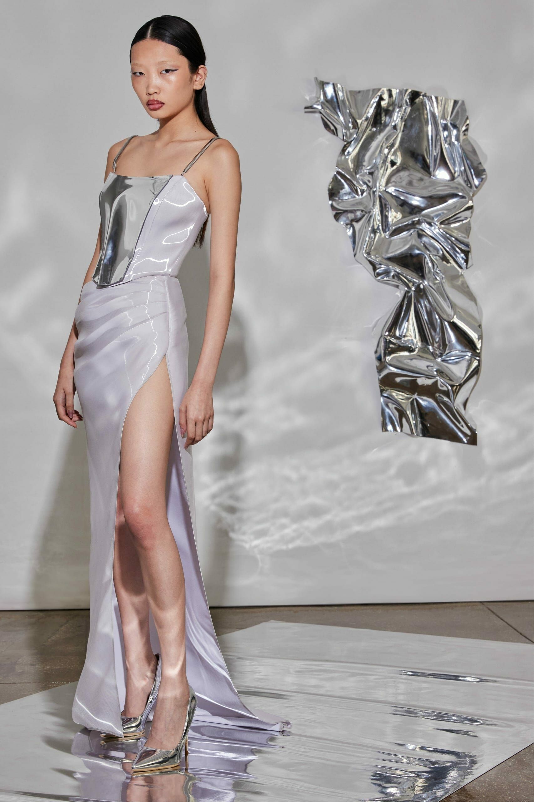 Metallic outfit ideas 0060