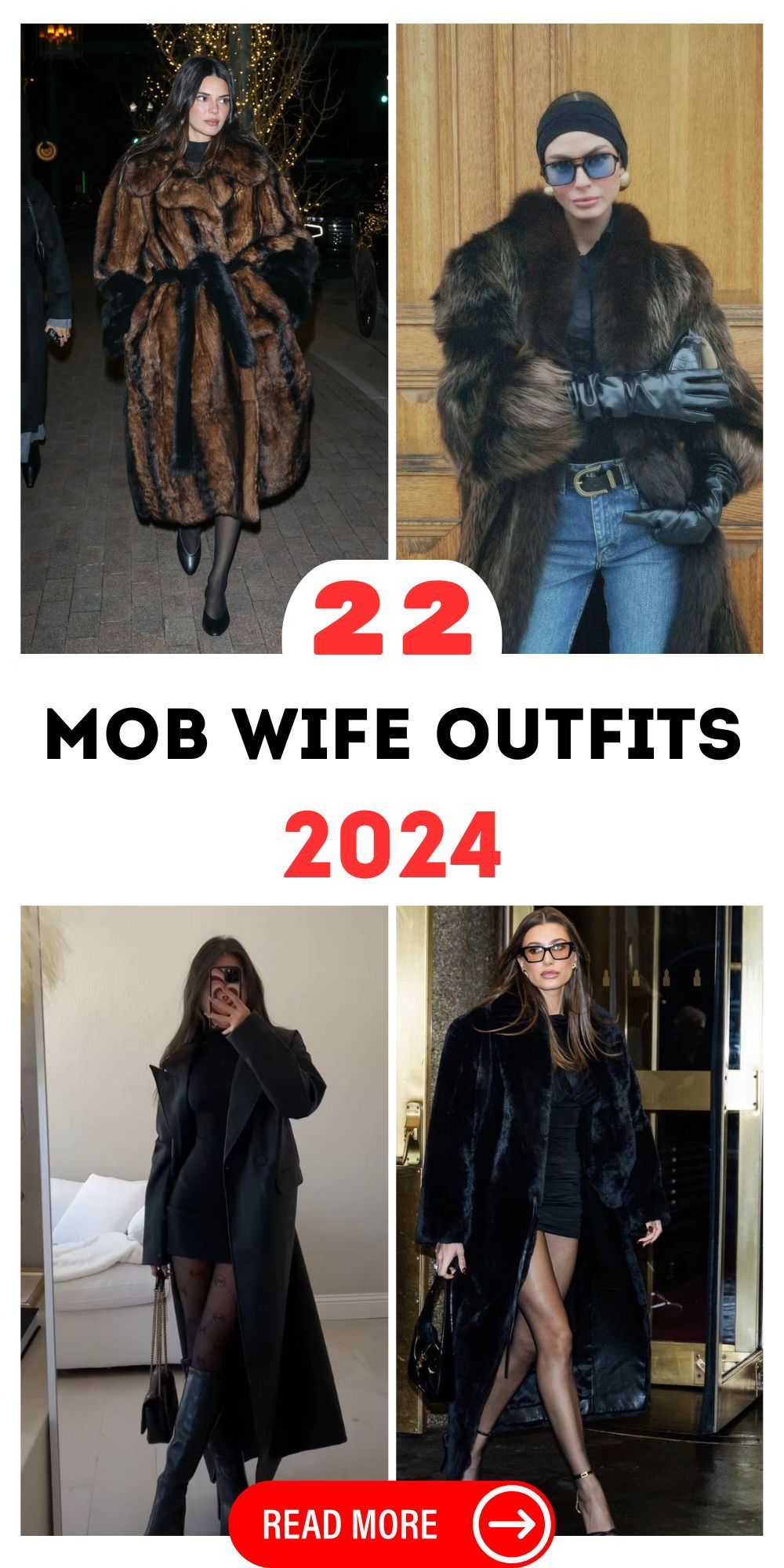 Mob Wife outfit ideas 0030