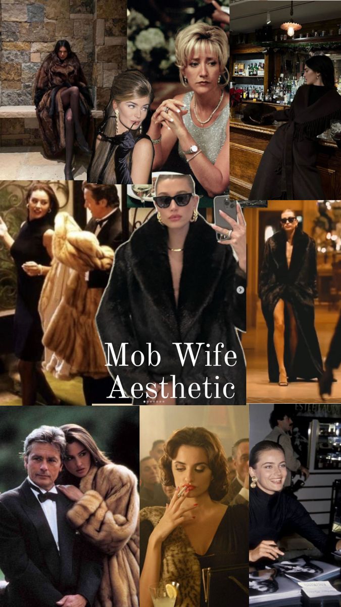 Mob Wife outfit ideas 0046