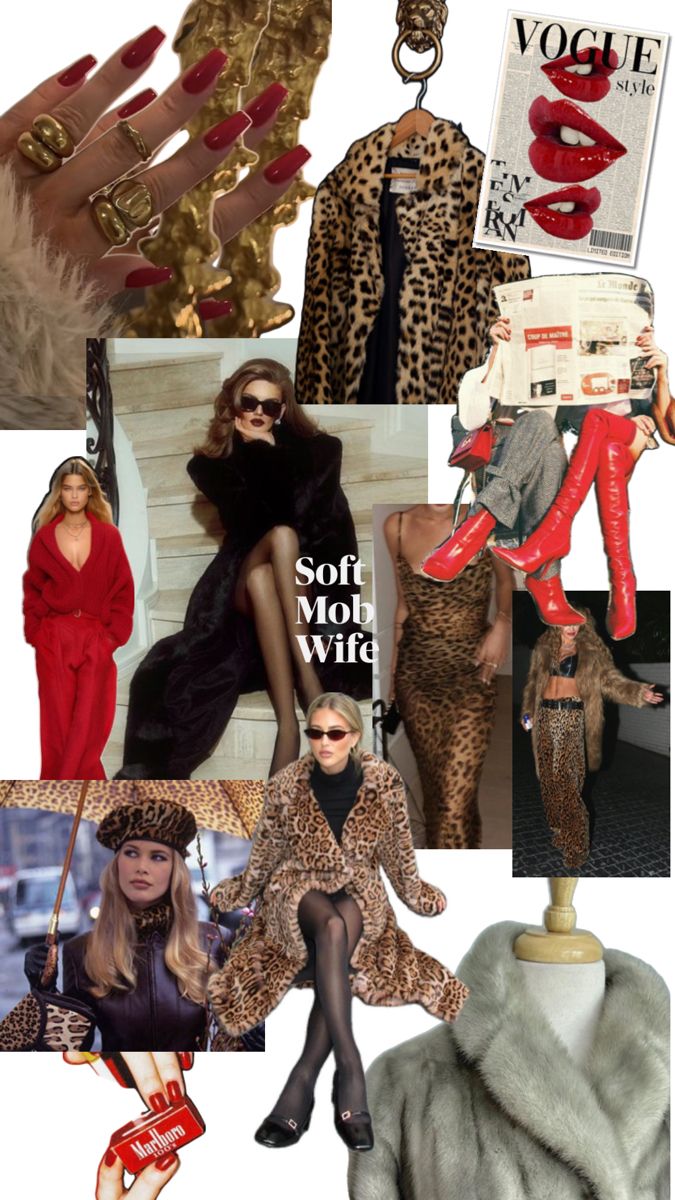 Mob Wife outfit ideas 0054