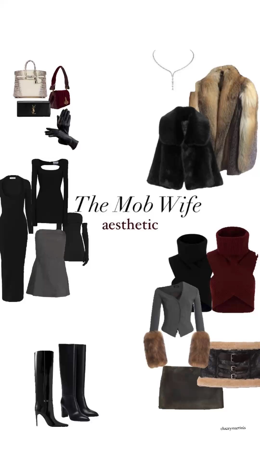 Mob Wife outfit ideas 0075