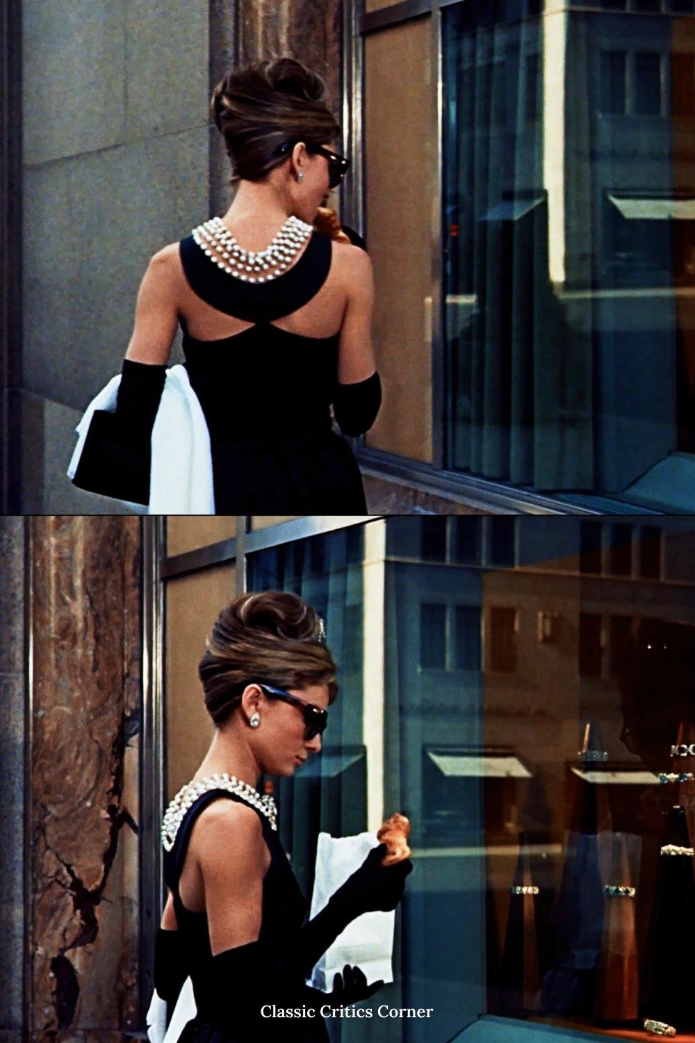 modern twist on breakfast at tiffany's outfit ideas