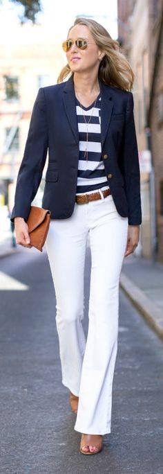 navy blue blazer outfit ideas female 0061