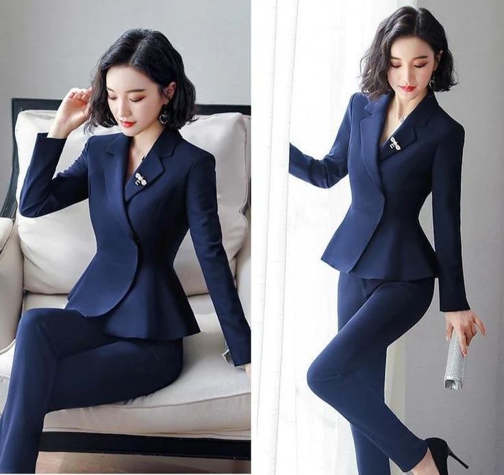 navy blue blazer outfit ideas