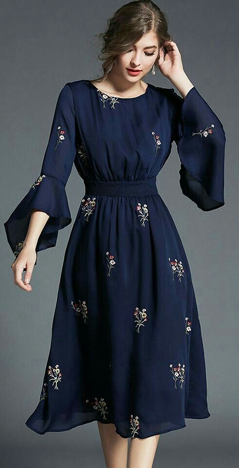 navy blue dress outfit ideas 0020