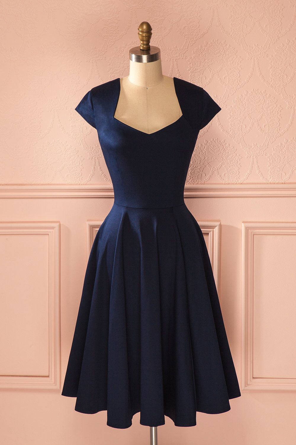 navy blue dress outfit ideas 0029