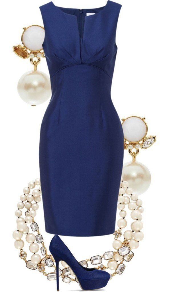 navy blue dress outfit ideas 0048