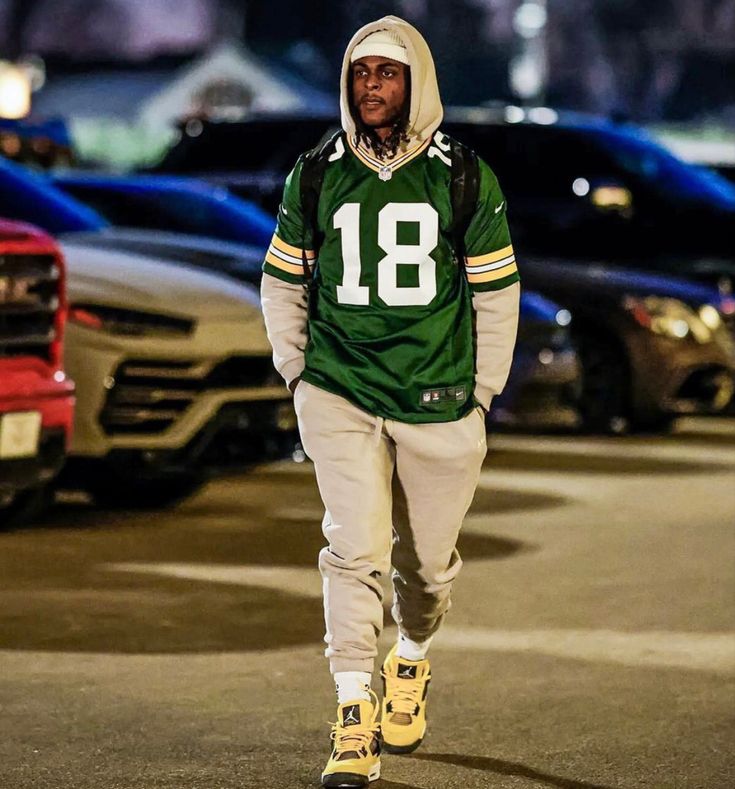 NFL Jersey outfit ideas for winter layering