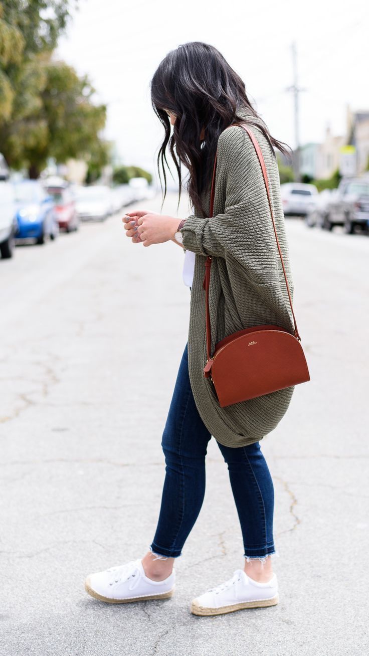 olive green cardigan outfit ideas 0037