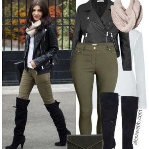 olive green cardigan outfit ideas 0049