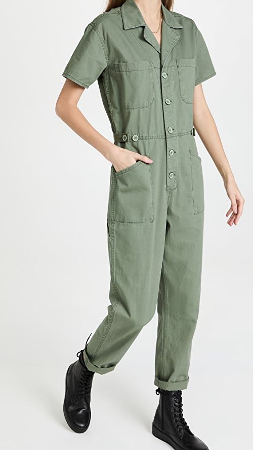 olive green jumpsuit outfit ideas 0034