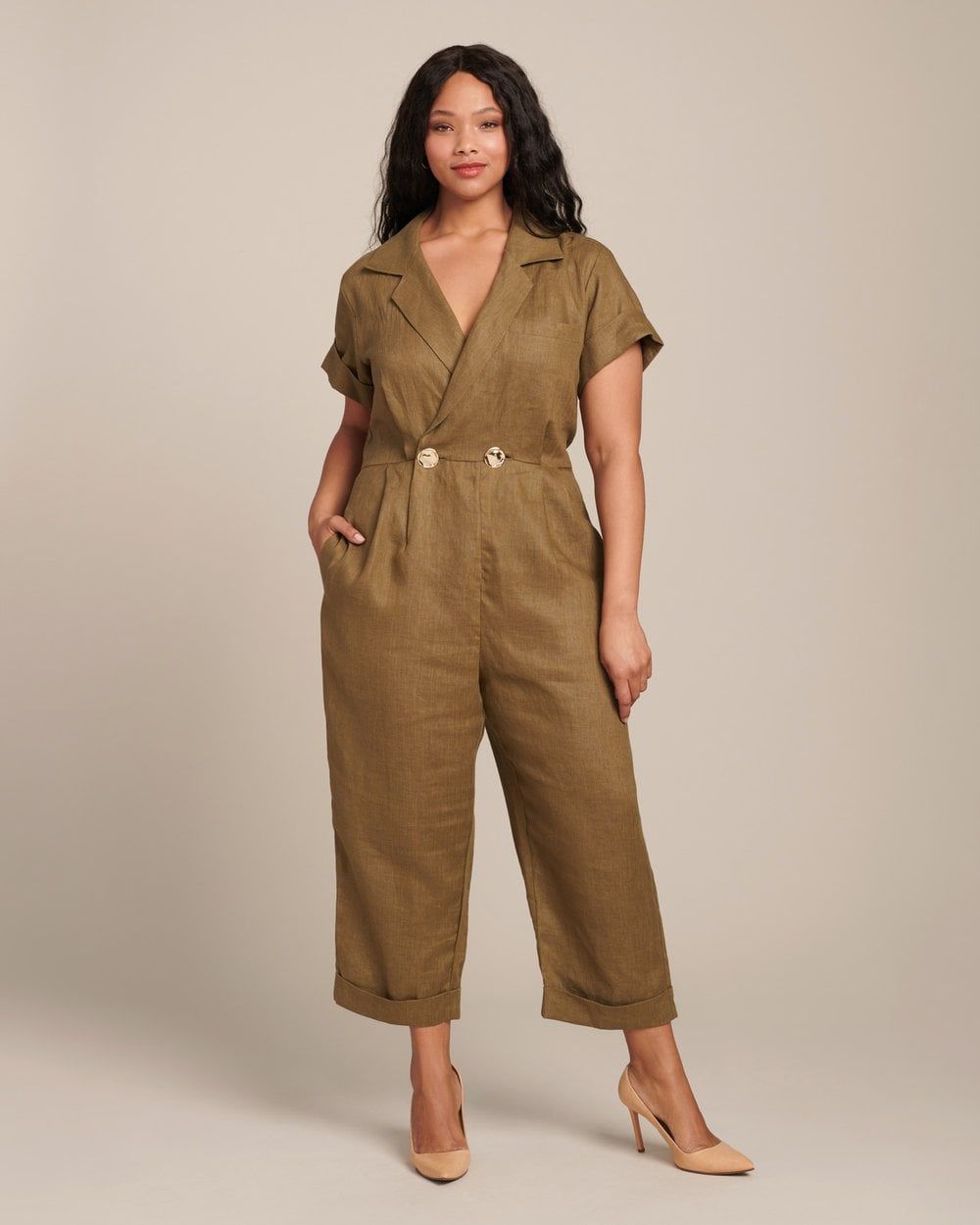 olive green jumpsuit outfit ideas 0048