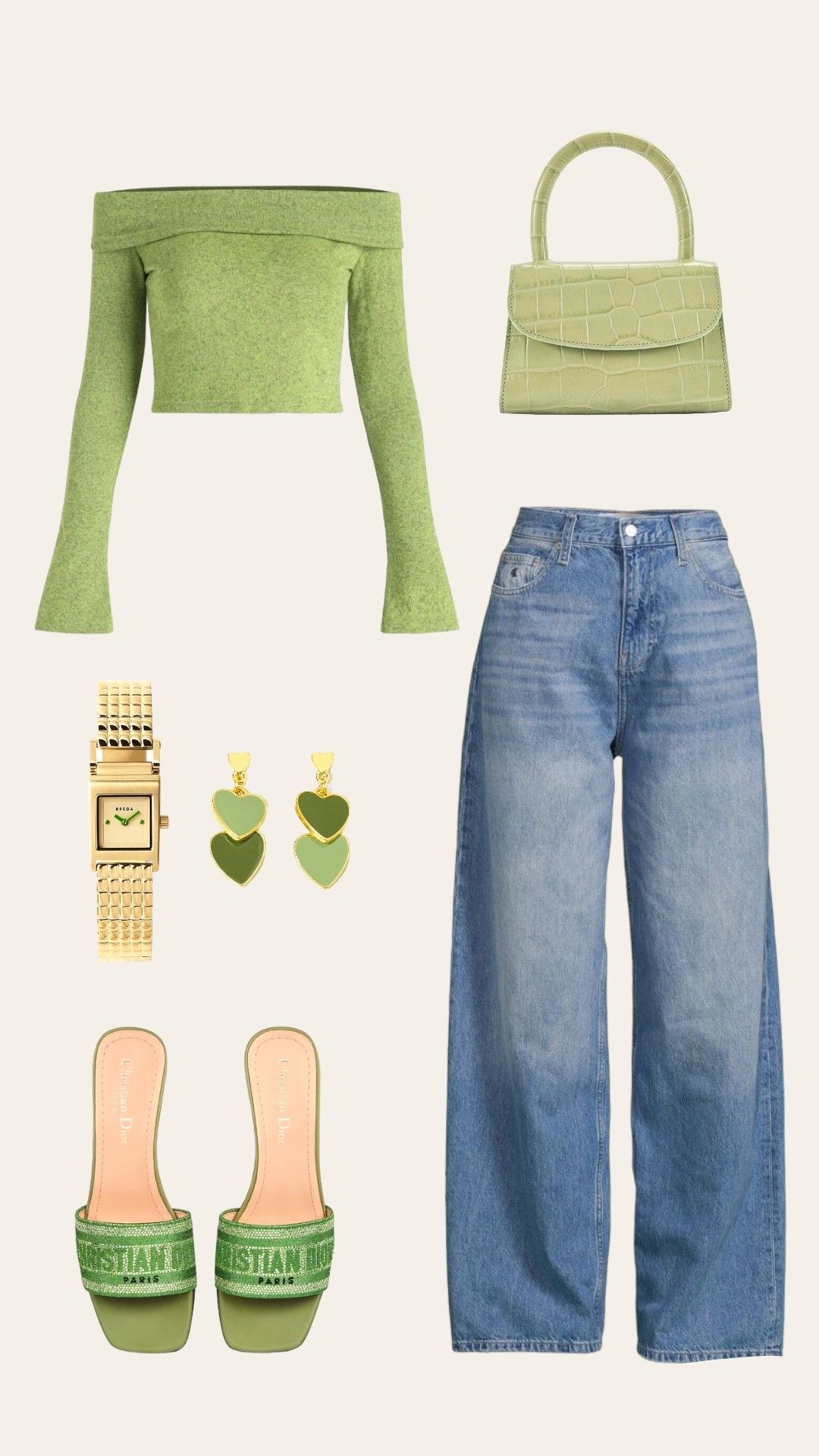 orange and green outfit ideas 0039