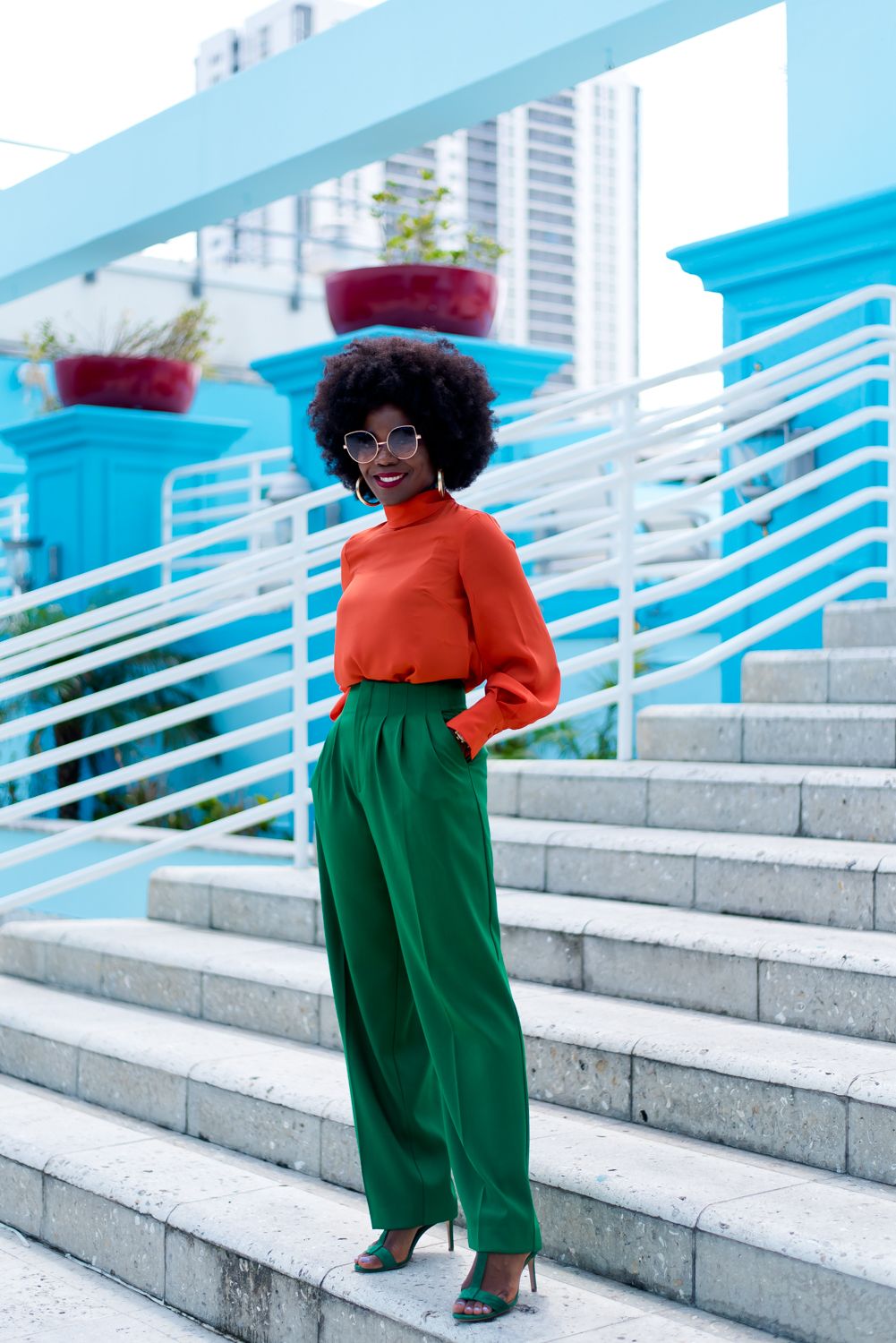 orange and green outfit ideas 0063