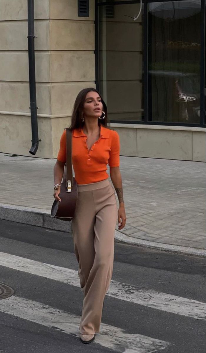 orange shirt outfit ideas 0017