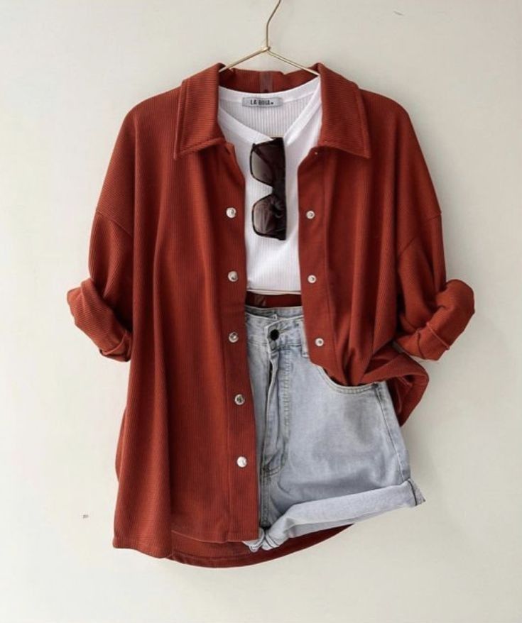 orange shirt outfit ideas 0024