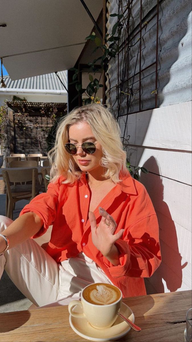 orange shirt outfit ideas 0042