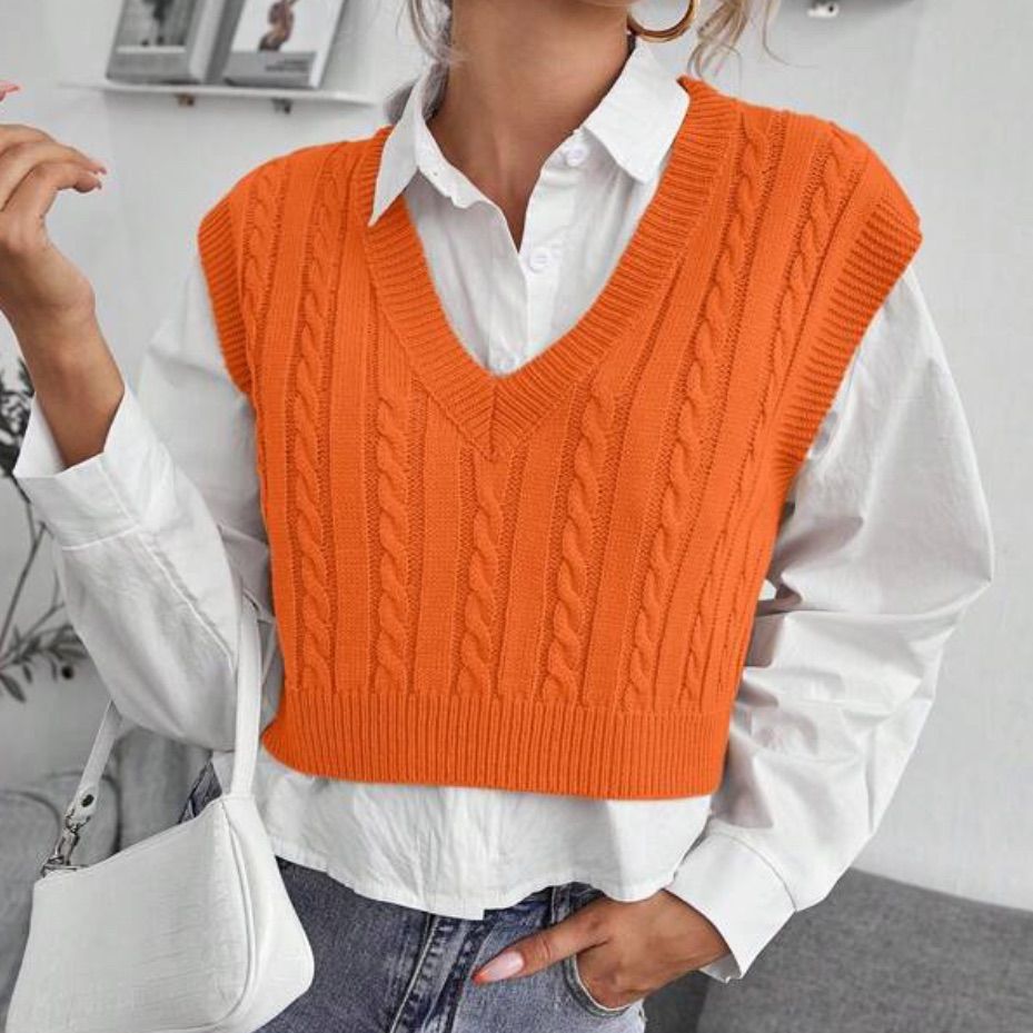 orange shirt outfit ideas 0071