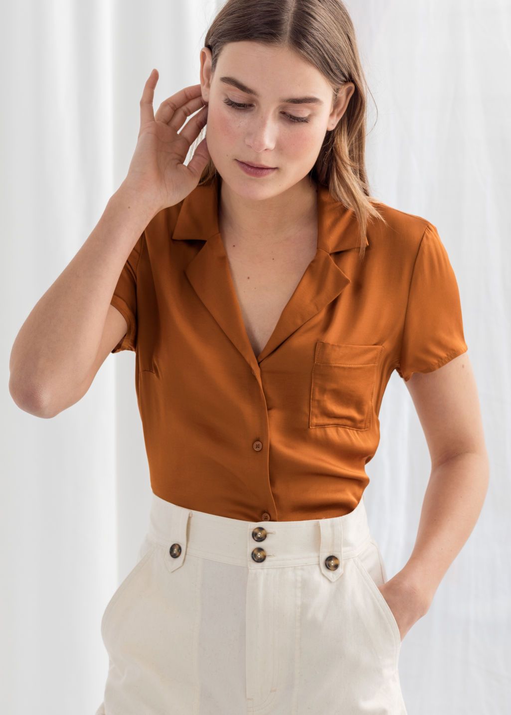 orange shirt outfit ideas 0079