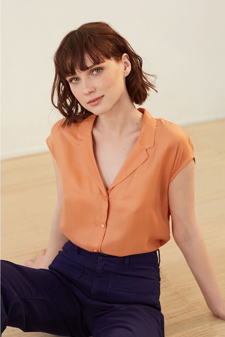 orange shirt outfit ideas 0086