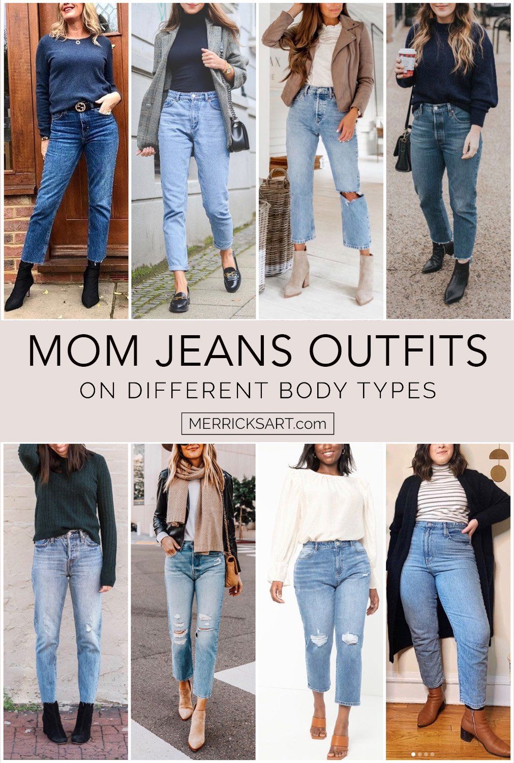 outfit ideas for mom jeans