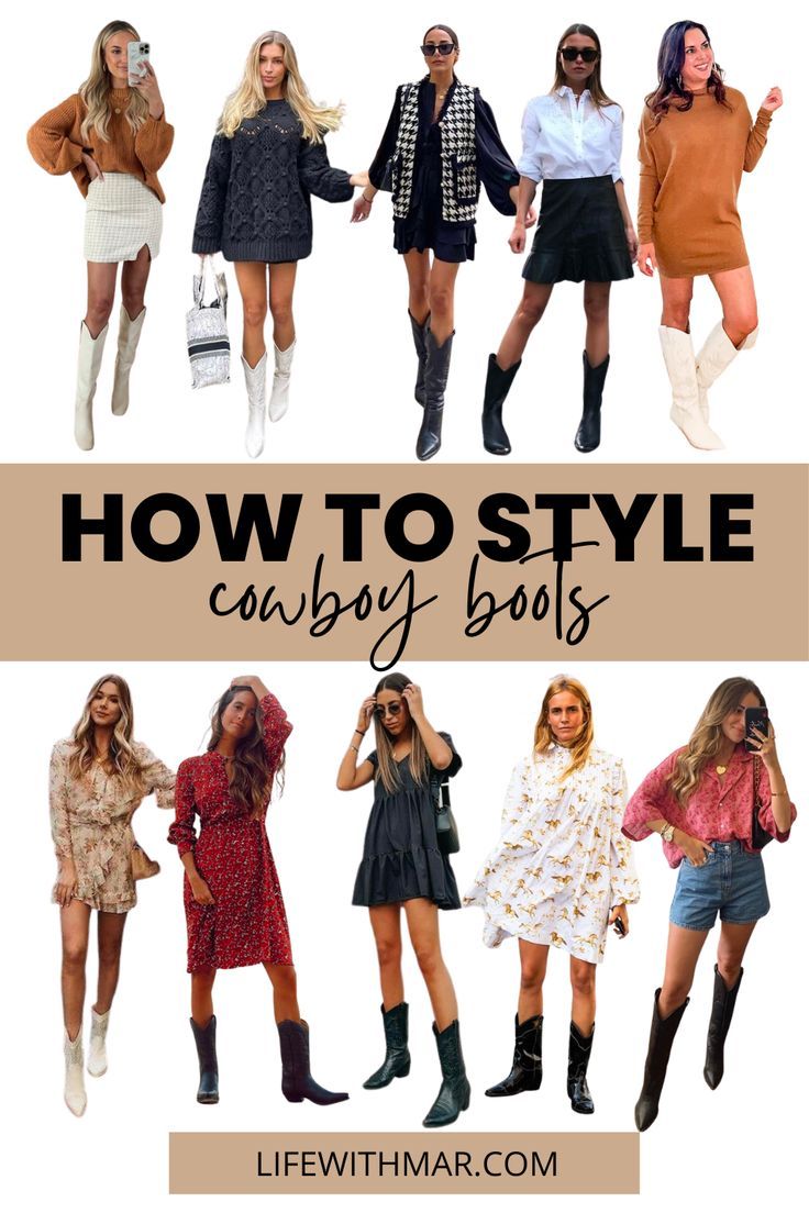 outfit ideas to wear with cowboy boots 0021