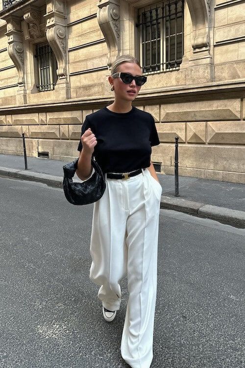 outfit ideas with black pants