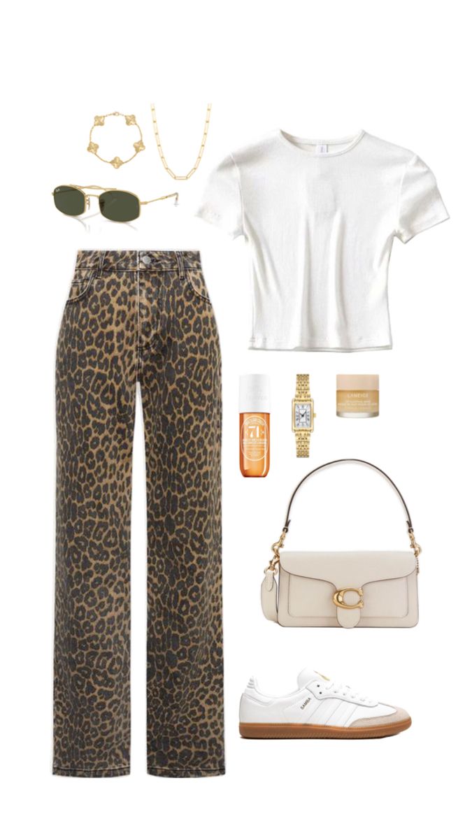 outfit ideas with leopard shoes 0012