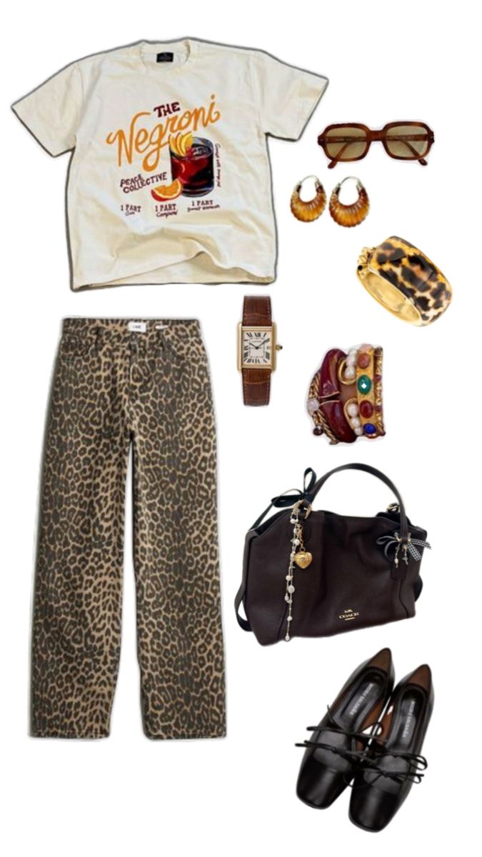 outfit ideas with leopard shoes 0059