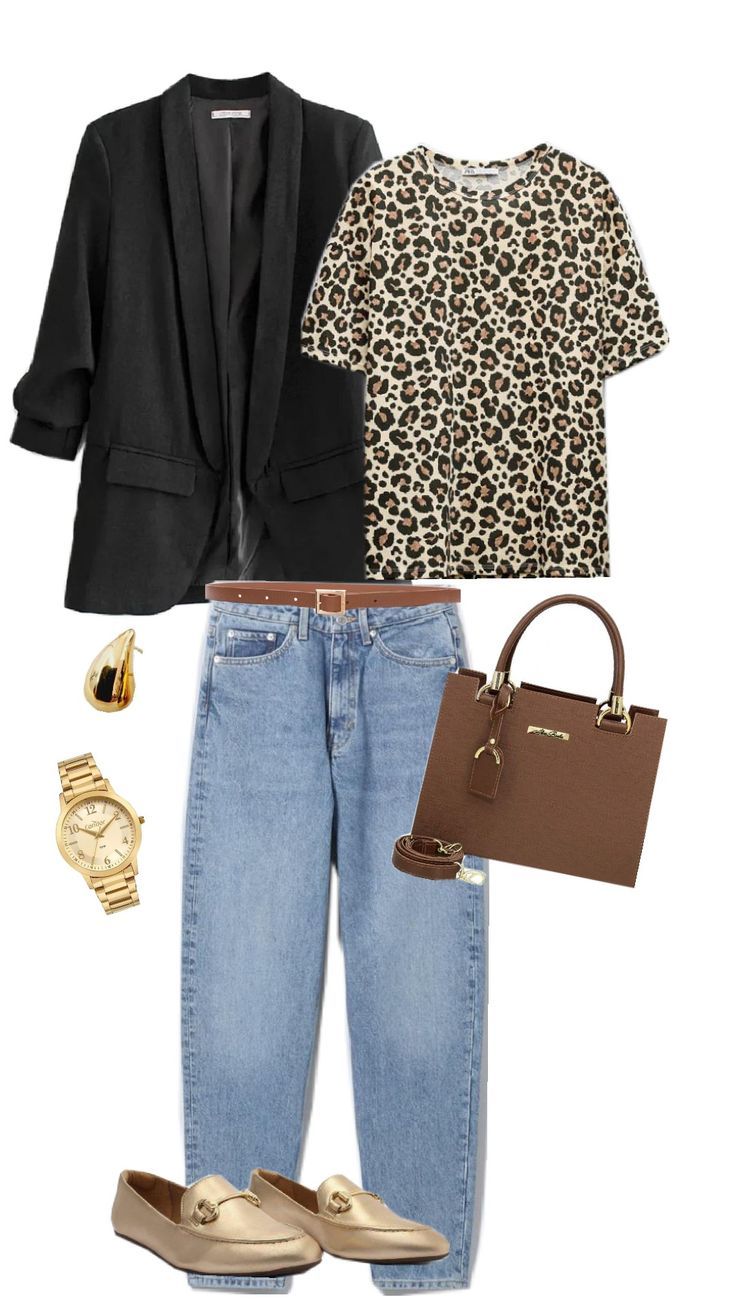 outfit ideas with leopard shoes 0075