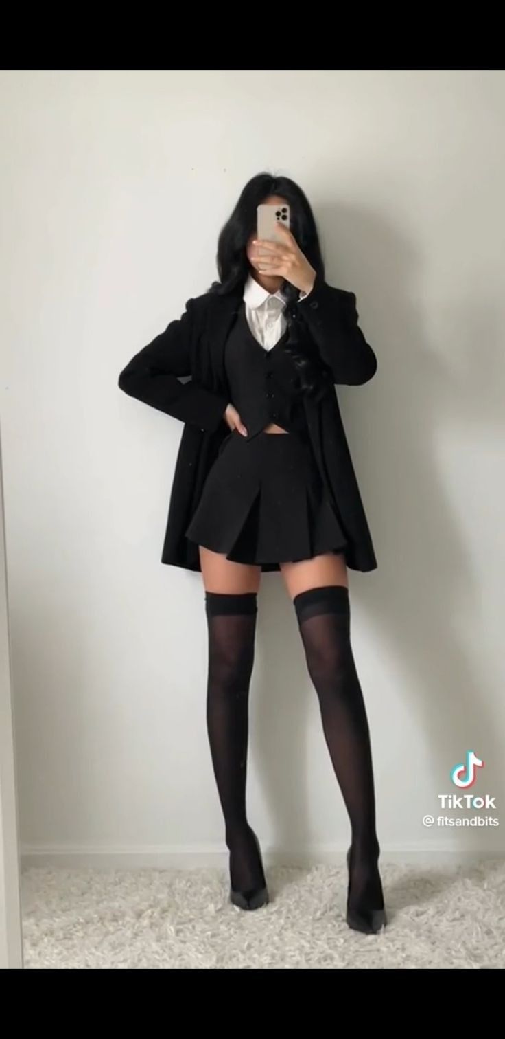 outfit ideas with stockings 0018