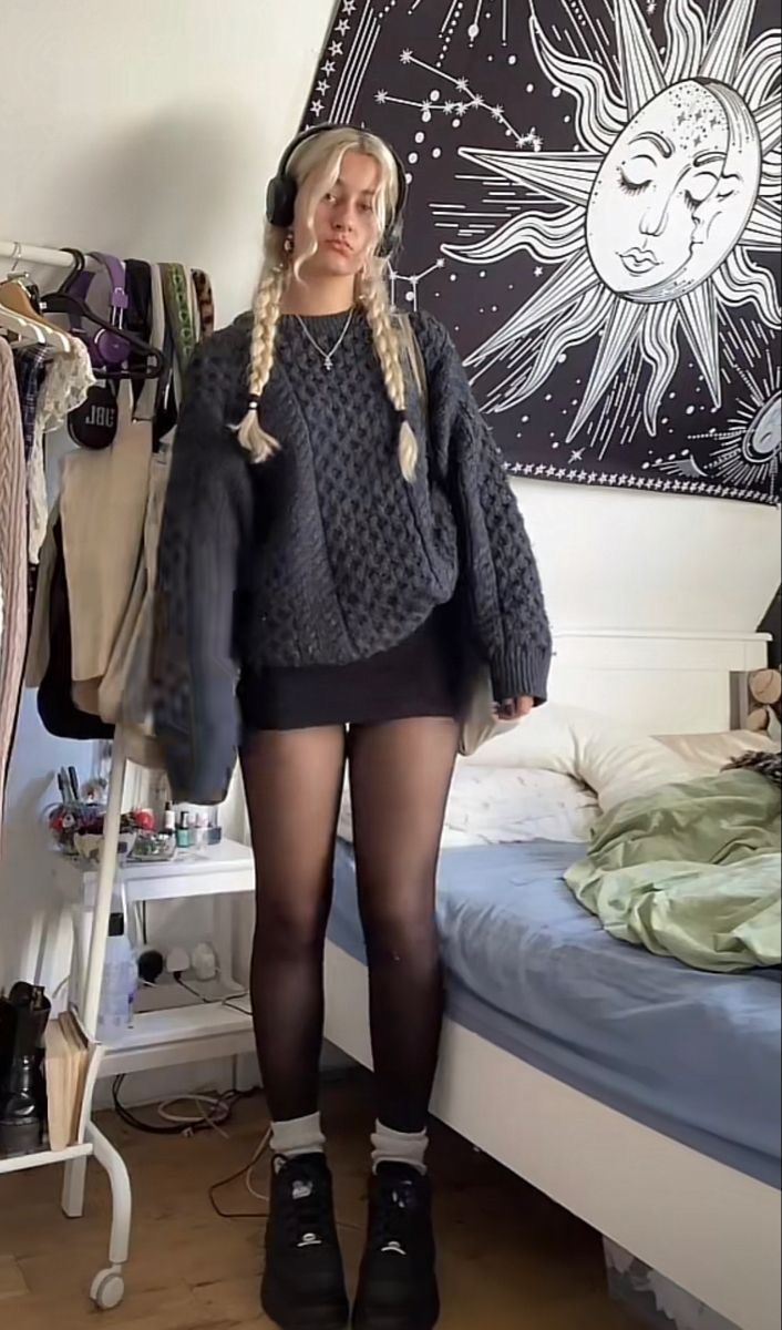 outfit ideas with stockings 0032