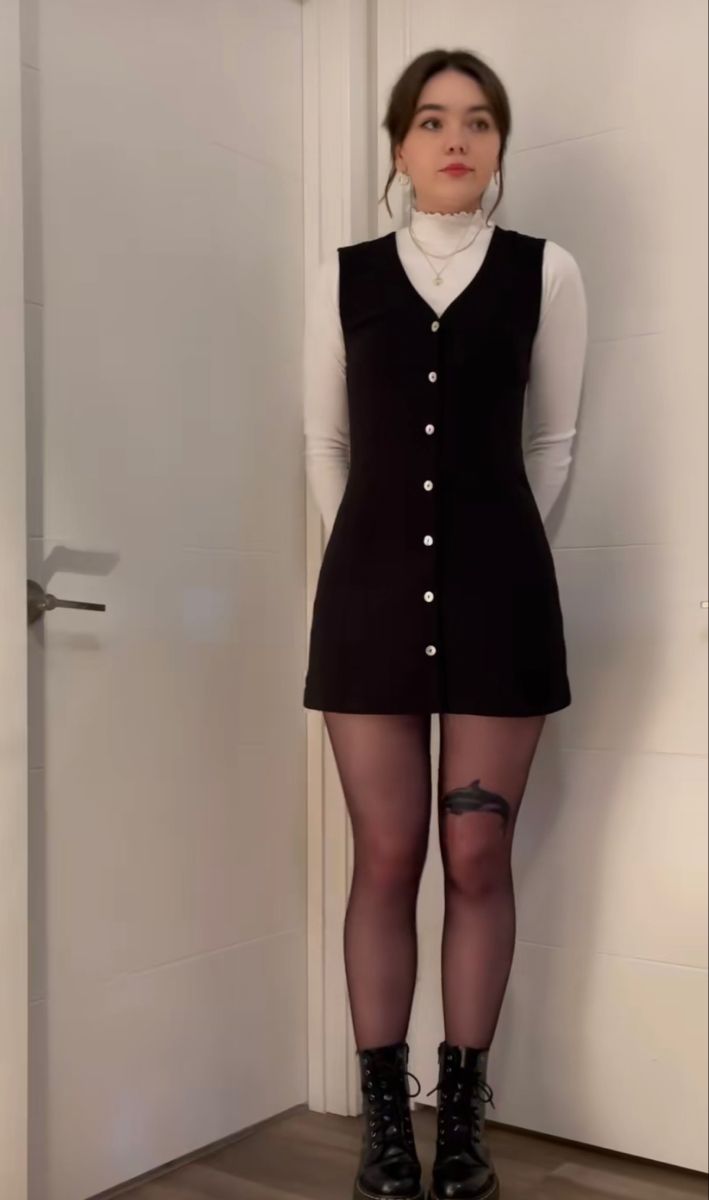 outfit ideas with stockings 0038