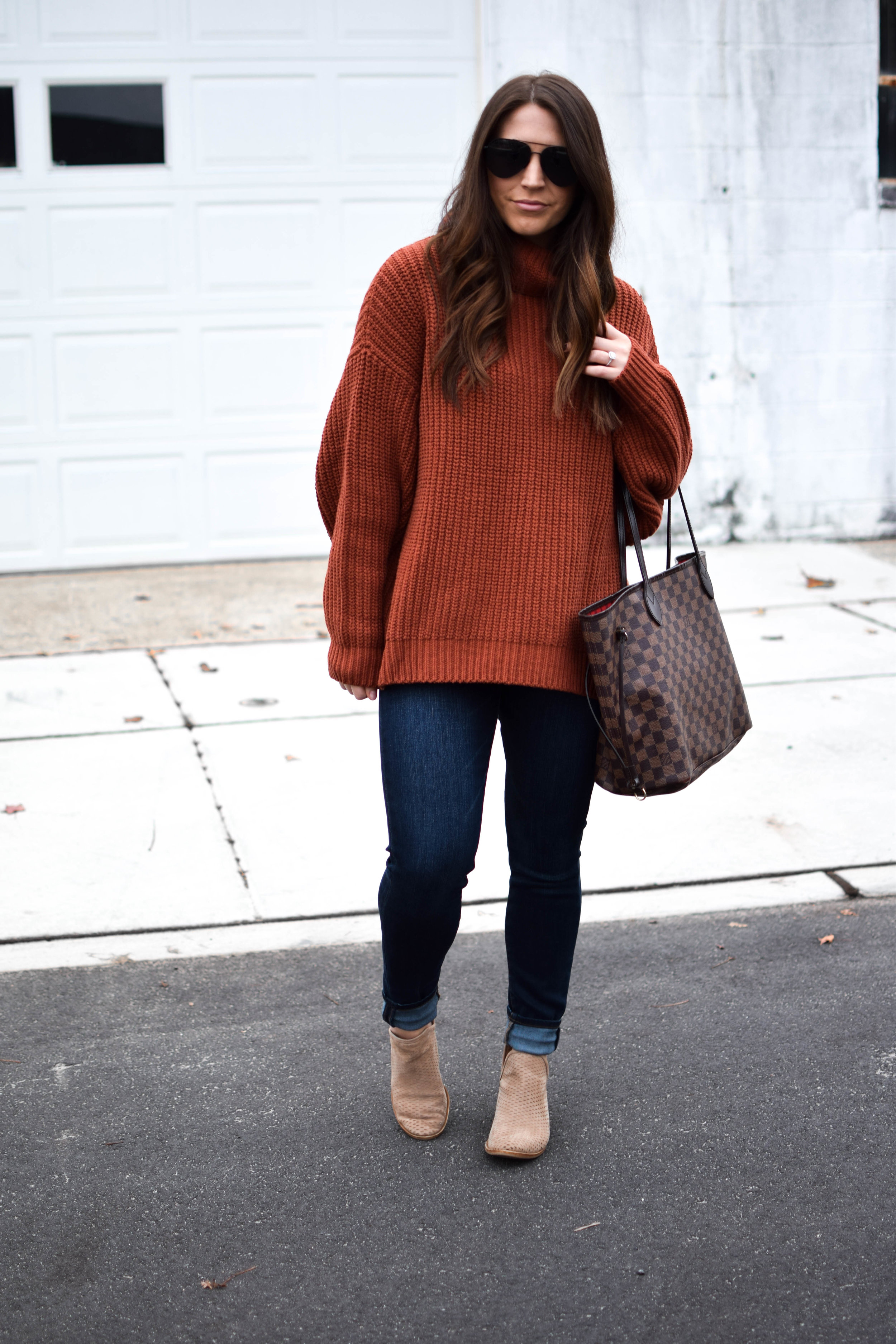 oversized sweater outfit ideas 0021