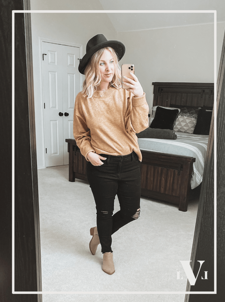 oversized sweater outfit ideas 0035