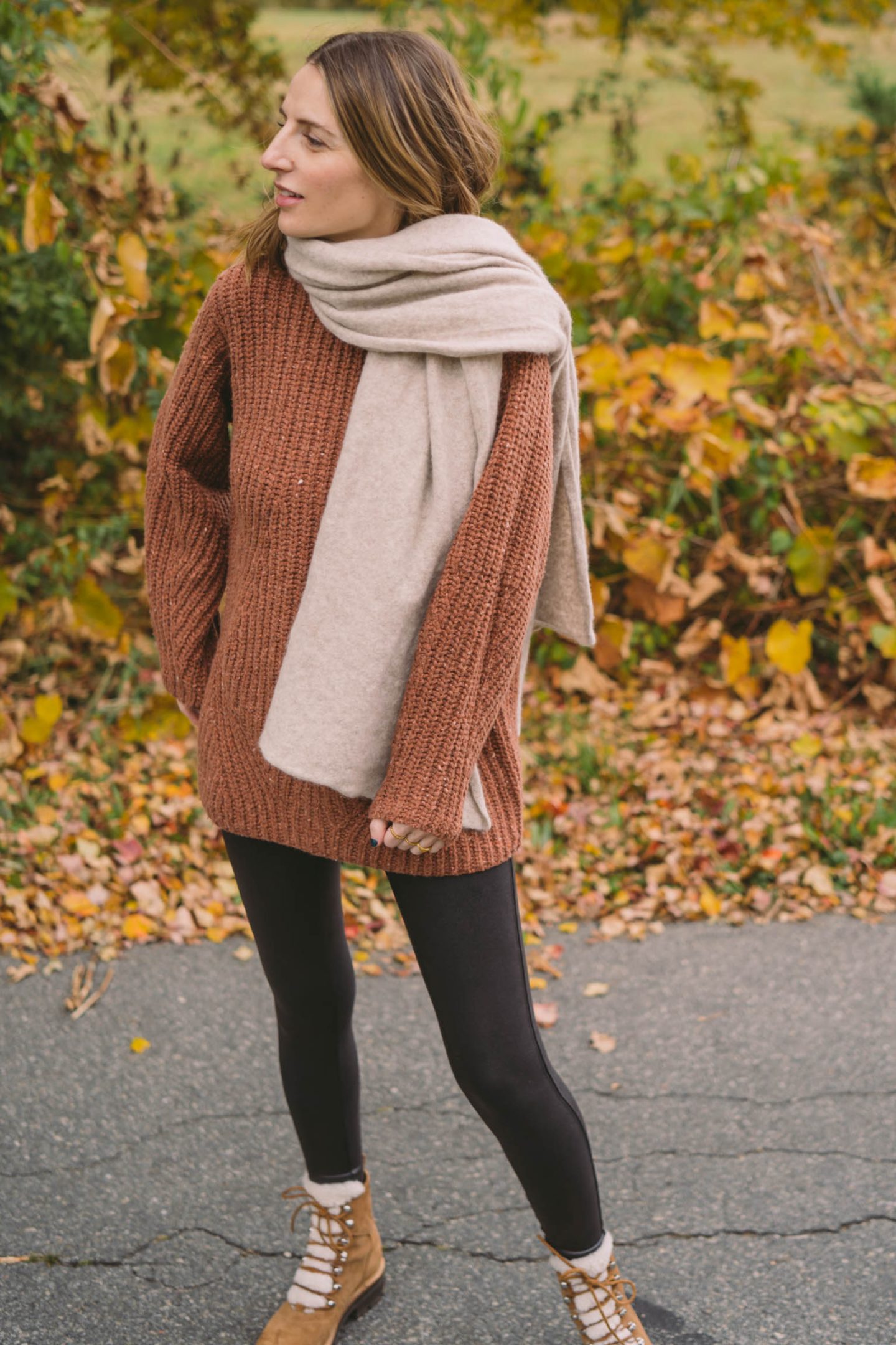 oversized sweater outfit ideas 0042